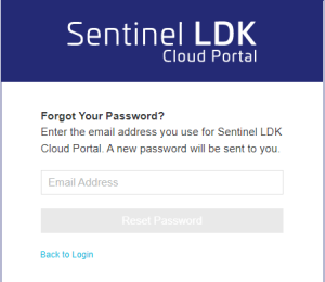 forgot password dialog box