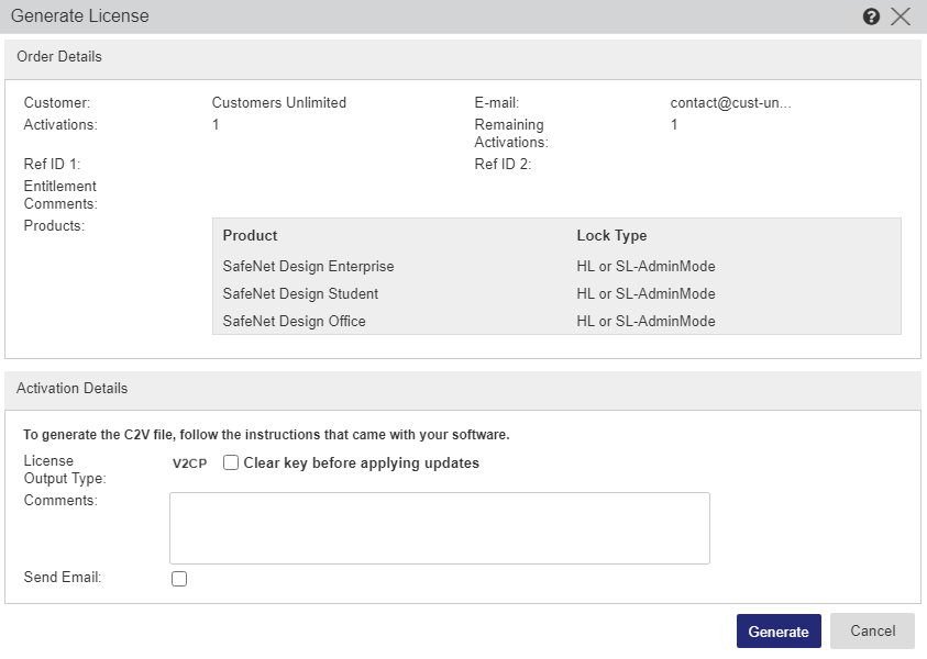 Producing a Protection Key Update File for an Entitlement