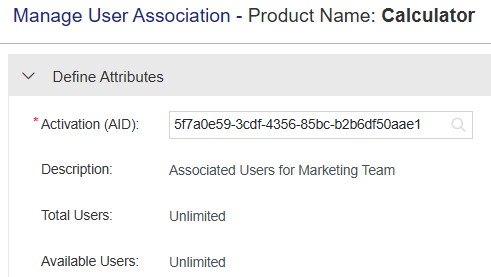 User Associations
