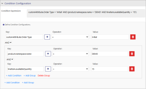 Configuration for Conditional Callouts