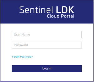 image of the vendor login screen
